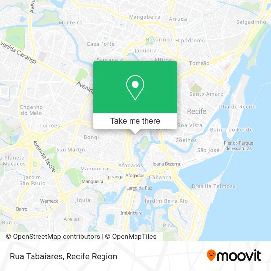 Rua Tabaiares map