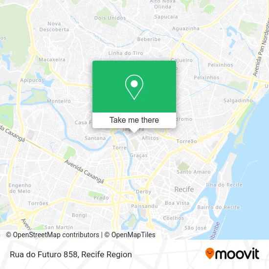 Rua do Futuro 858 map
