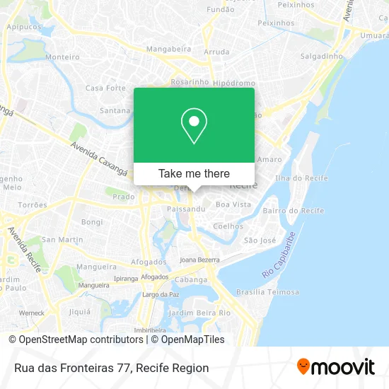 Rua das Fronteiras 77 map