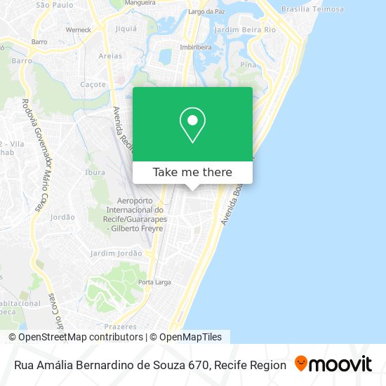 Rua Amália Bernardino de Souza 670 map