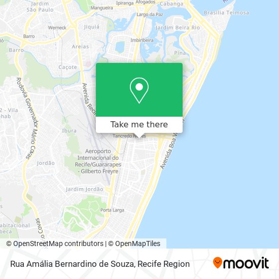 Mapa Rua Amália Bernardino de Souza