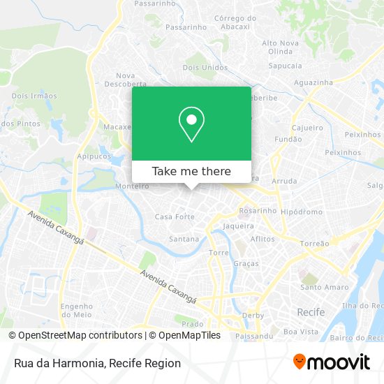 Rua da Harmonia map