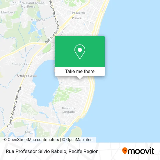 Rua Professor Sílvio Rabelo map