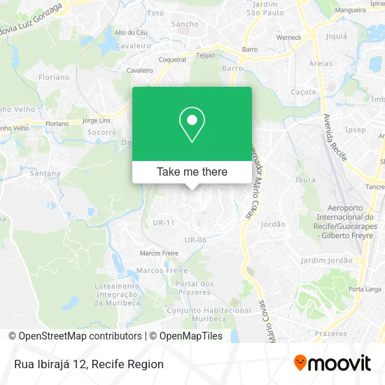 Rua Ibirajá 12 map