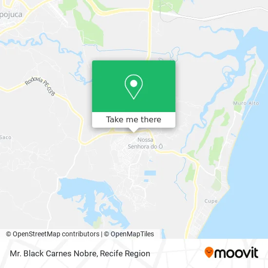 Mr. Black Carnes Nobre map