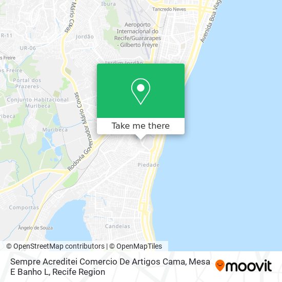 Sempre Acreditei Comercio De Artigos Cama, Mesa E Banho L map