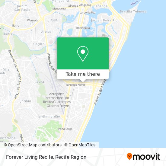Mapa Forever Living Recife
