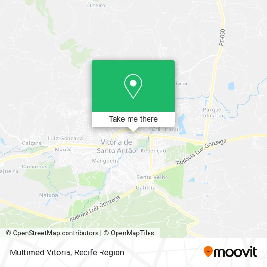 Multimed Vitoria map