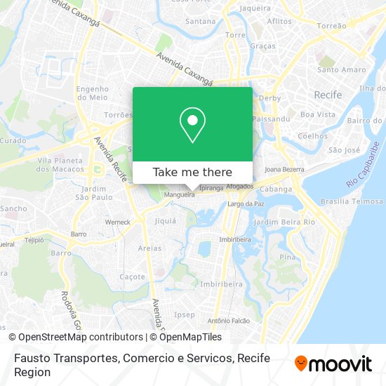 Fausto Transportes, Comercio e Servicos map