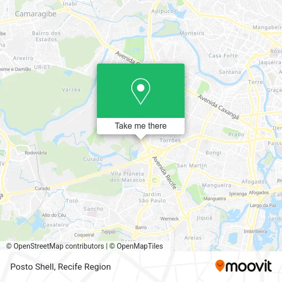Posto Shell map