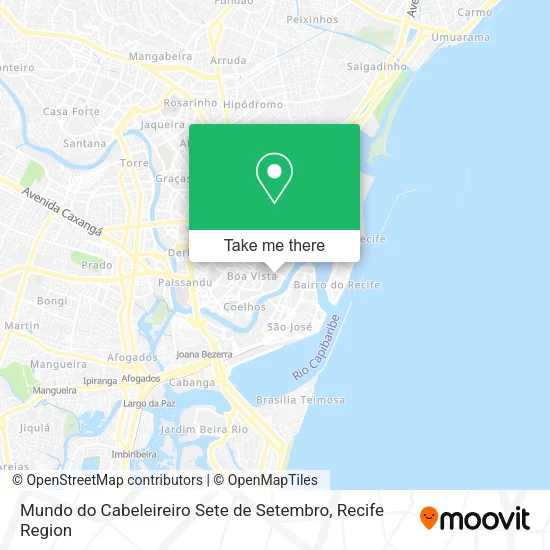 Mundo do Cabeleireiro Sete de Setembro map