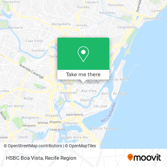 Mapa HSBC Boa Vista