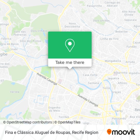 Fina e Clássica Aluguel de Roupas map
