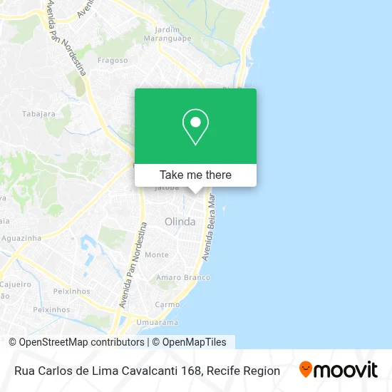 Rua Carlos de Lima Cavalcanti 168 map