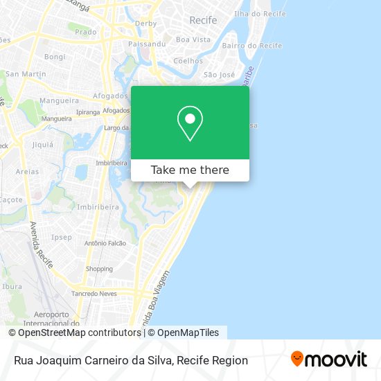 Mapa Rua Joaquim Carneiro da Silva