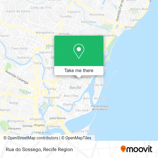 Rua do Sossego map