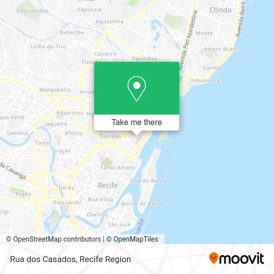Rua dos Casados map