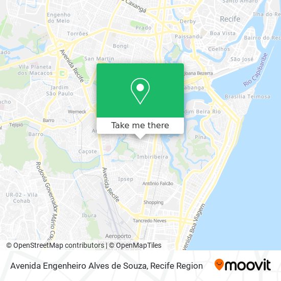 Avenida Engenheiro Alves de Souza map