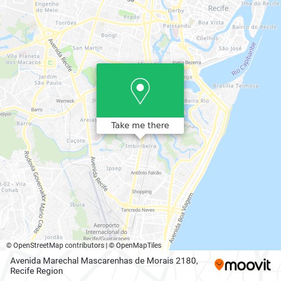 Avenida Marechal Mascarenhas de Morais 2180 map