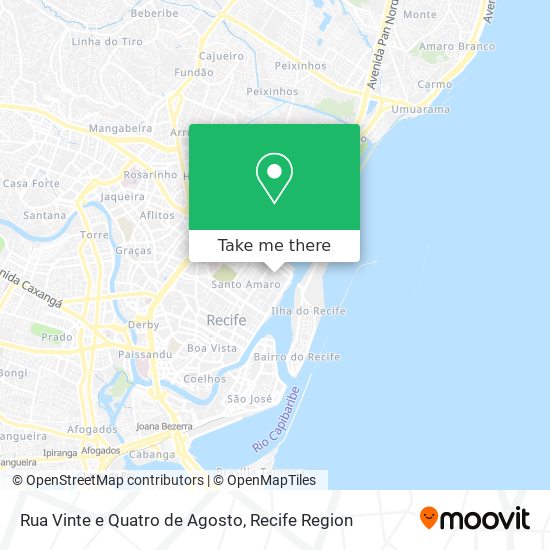 Rua Vinte e Quatro de Agosto map