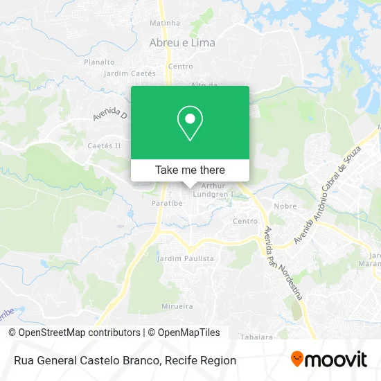 Rua General Castelo Branco map