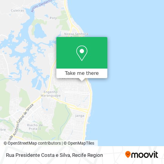 Rua Presidente Costa e Silva map