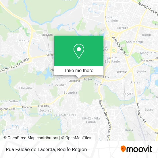 Rua Falcão de Lacerda map