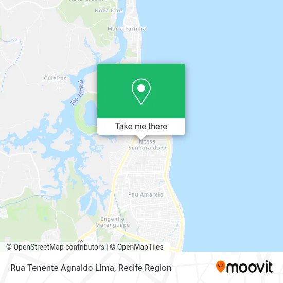 Rua Tenente Agnaldo Lima map