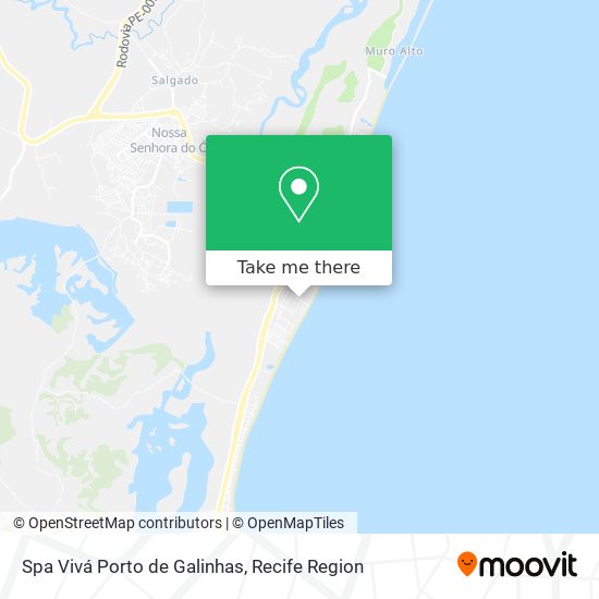 Spa Vivá Porto de Galinhas map