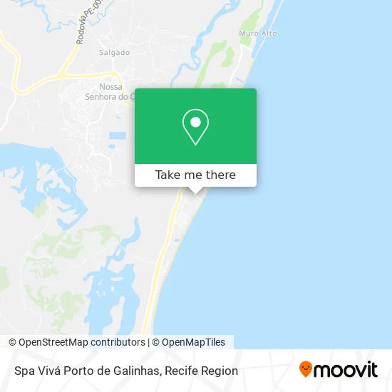 Spa Vivá Porto de Galinhas map