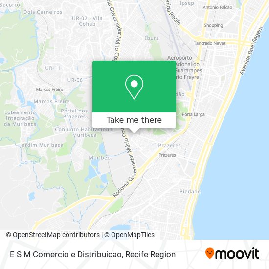 E S M Comercio e Distribuicao map