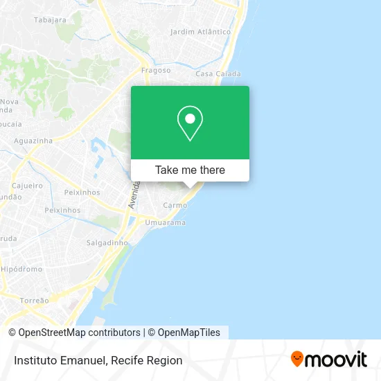 Instituto Emanuel map