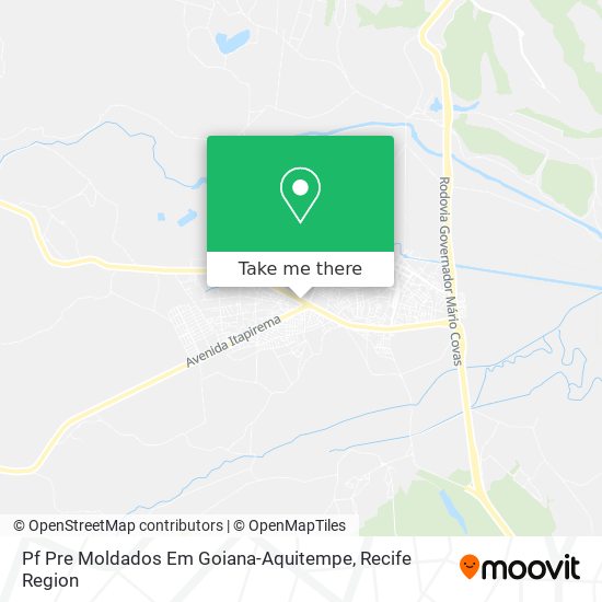Pf Pre Moldados Em Goiana-Aquitempe map