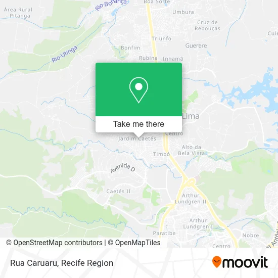 Rua Caruaru map