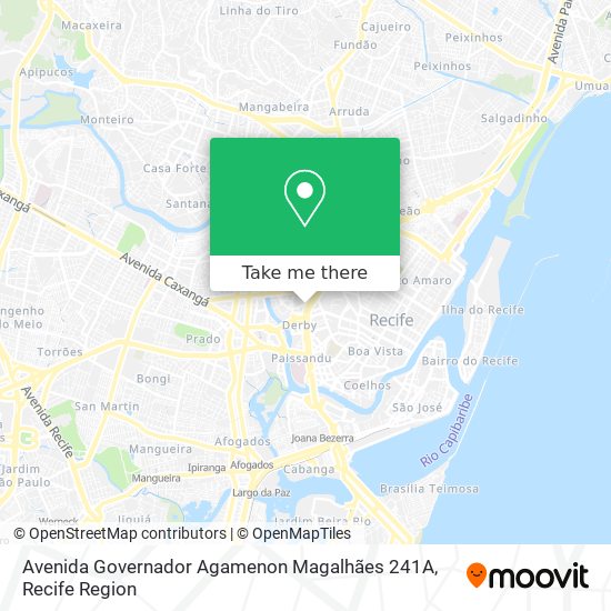 Mapa Avenida Governador Agamenon Magalhães 241A