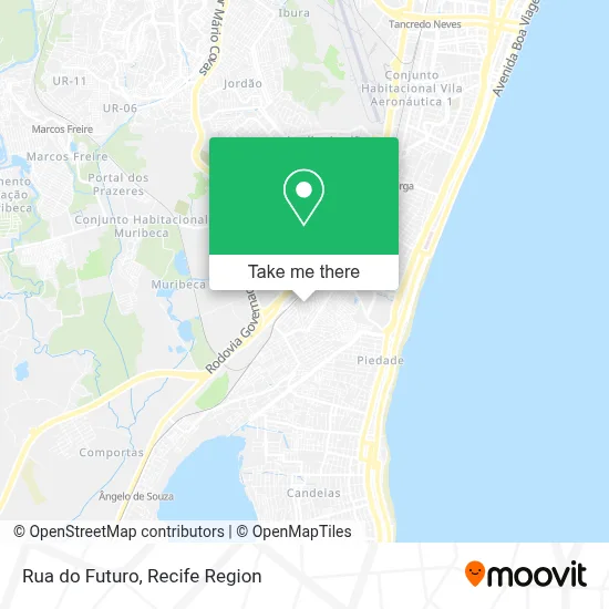 Rua do Futuro map