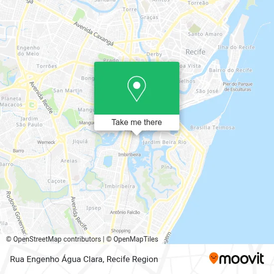 Rua Engenho Água Clara map