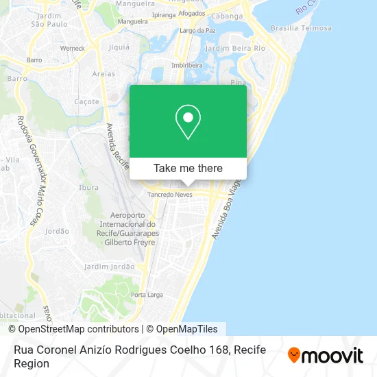 Rua Coronel Anizío Rodrigues Coelho 168 map