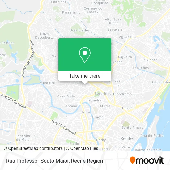 Rua Professor Souto Maior map