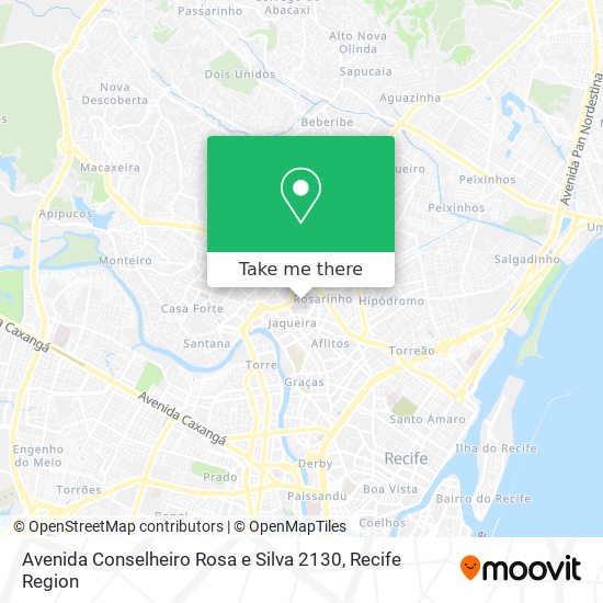 Mapa Avenida Conselheiro Rosa e Silva 2130