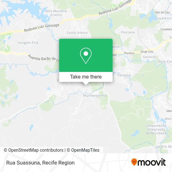 Rua Suassuna map