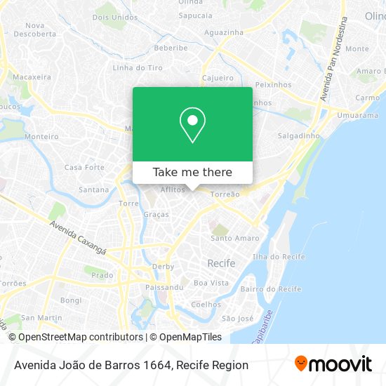 Avenida João de Barros 1664 map