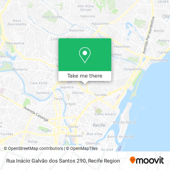 Mapa Rua Inácio Galvão dos Santos 290