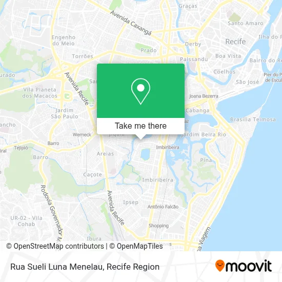 Rua Sueli Luna Menelau map
