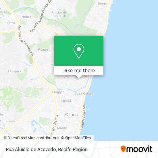 Rua Aluísio de Azevedo map