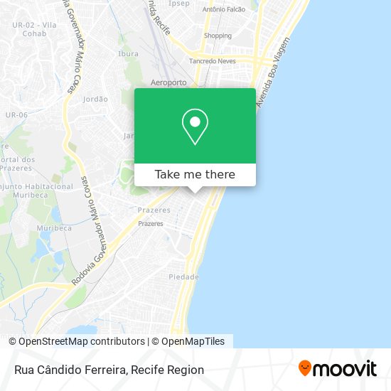 Rua Cândido Ferreira map