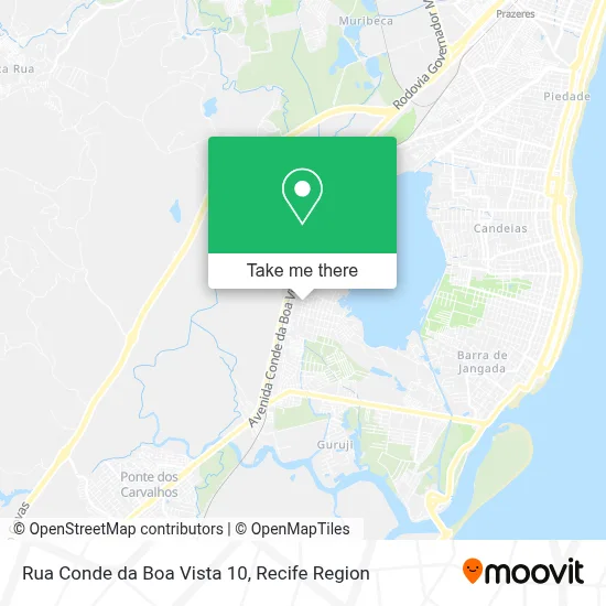 Rua Conde da Boa Vista 10 map