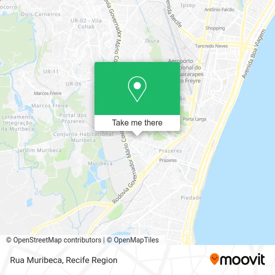 Rua Muribeca map