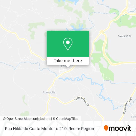 Rua Hilda da Costa Monteiro 210 map