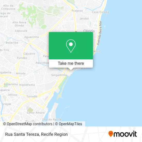 Rua Santa Tereza map